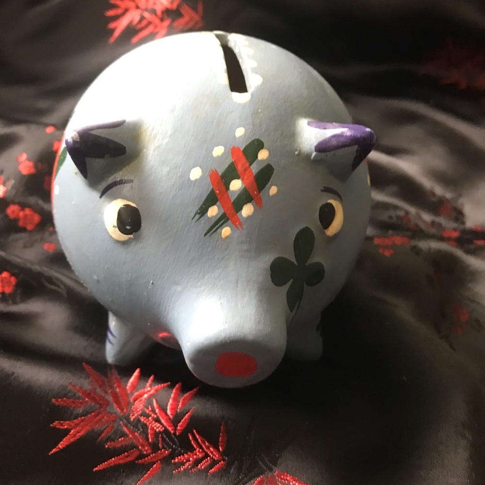 Vintage 1971 Piggy Bank